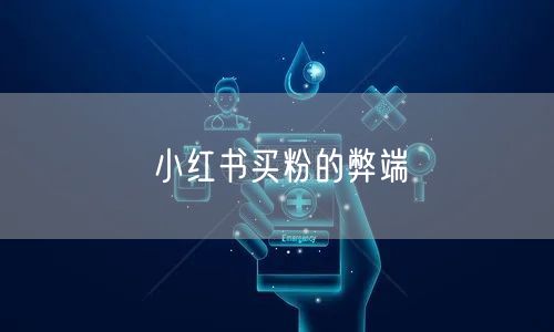 小红书买粉的弊端