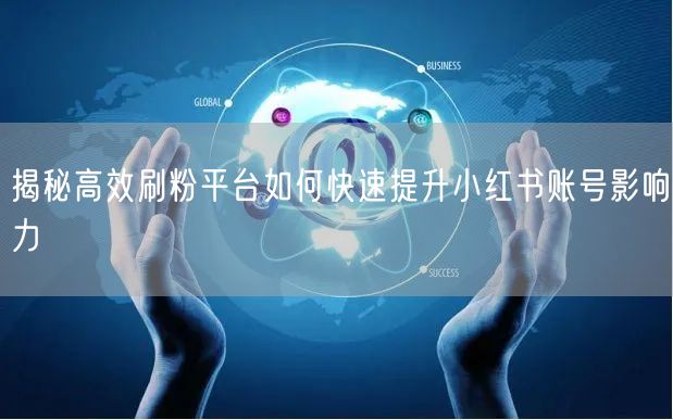 揭秘高效刷粉平台如何快速提升小红书账号影响力